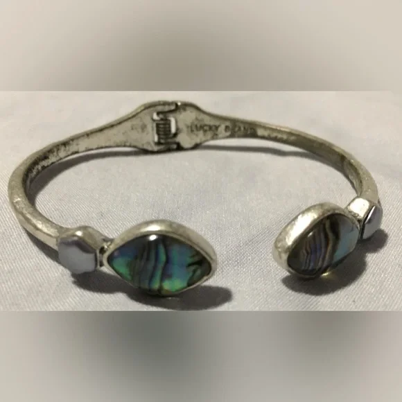 Lucky Brand Abalone Hinge Cuff Bracelet - preloved - Picture 9 of 11